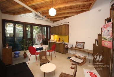 One bedroom modern house with garden for rent in Tay Ho, Ha Noi